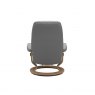 Stressless Quickship | Consul Classic Recliner Chair and Footstool | Leather