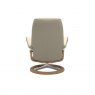Stressless Quickship | Consul Signature Recliner Chair and Footstool | Leather