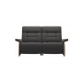 Stressless Mary Wood Recliner Sofa | Leather