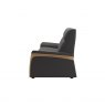 Stressless Mary Wood Recliner Sofa | Leather