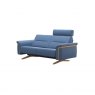 Stressless Stella Wood Recliner Sofa | Leather