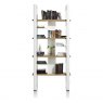 Habufa Arizona Room Divider | Oak Railway Brown & White Lacquer
