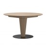 Stressless Bordeaux Extendable Round Pedestal Dining Table | Oak