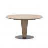 Stressless Bordeaux Extendable Round Pedestal Dining Table | Oak