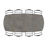 Habufa Masura Dining Table | Anthracite