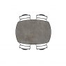 Habufa Masura Dining Table | Anthracite