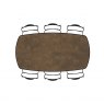 Habufa Masura Dining Table | Rust