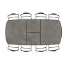 Habufa Masura Extendable Dining Table | Anthracite