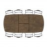 Habufa Masura Extendable Dining Table | Rust