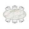 Habufa Masura Ellipse Bar Table | Anthracite
