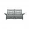 Stressless CLEARANCE | Mary | 2 Seater Fixed Sofa and Electric Reclining Armchair | Misty Grey Leather